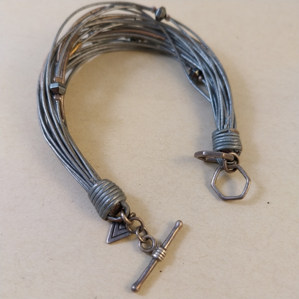 Silpada Sterling Silver Multi-Strand Bracelet with Black Accents - Picture 16 of 16